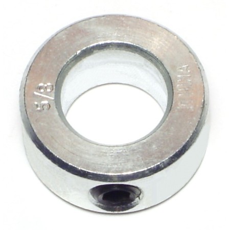 MIDWEST FASTENER 5/8" x 1-1/8" x 1/2" Zinc Plated Steel Shaft Collar 4PK 65765
